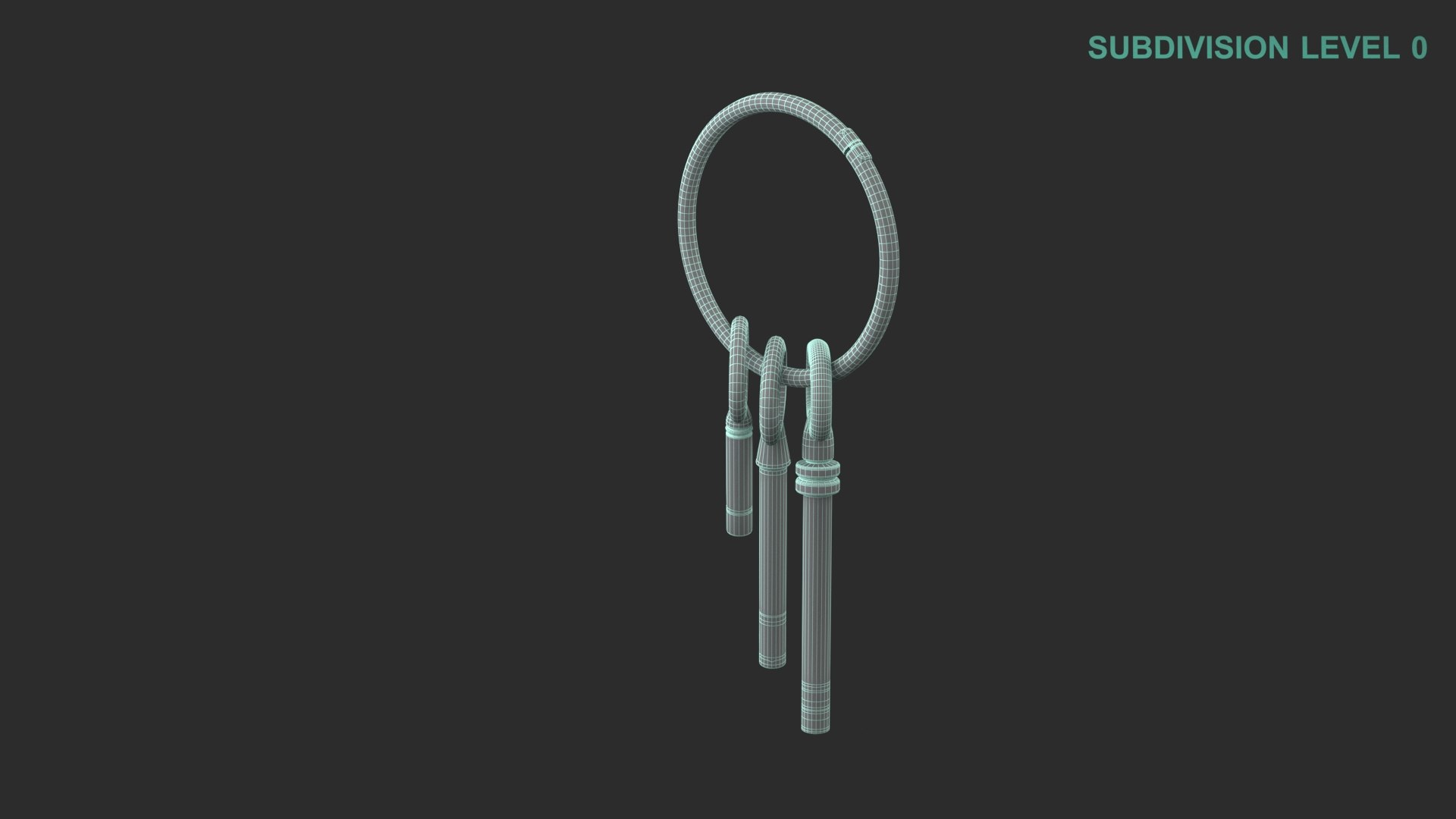 3D Keys Ring https://p.turbosquid.com/ts-thumb/X7/Y3Dpyq/8z/wireframe0009/jpg/1664946785/1920x1080/fit_q87/edc65e45bfcda3870768c97ecb51846e58ab5887/wireframe0009.jpg