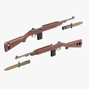 3D M1 Carbine semi-automatic rifle