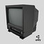 TV retrò CRT con sistema VHS