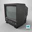 TV retrò CRT con sistema VHS