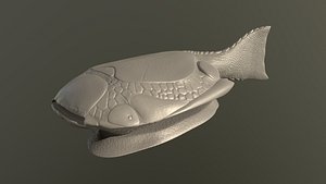 Drepanaspis 3D print model