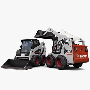 bobcat skidsteer work 3d ma