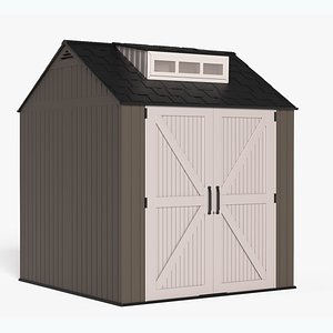 Sheds Outdoor Storage Sheds  Accessories garden exterior 3D model