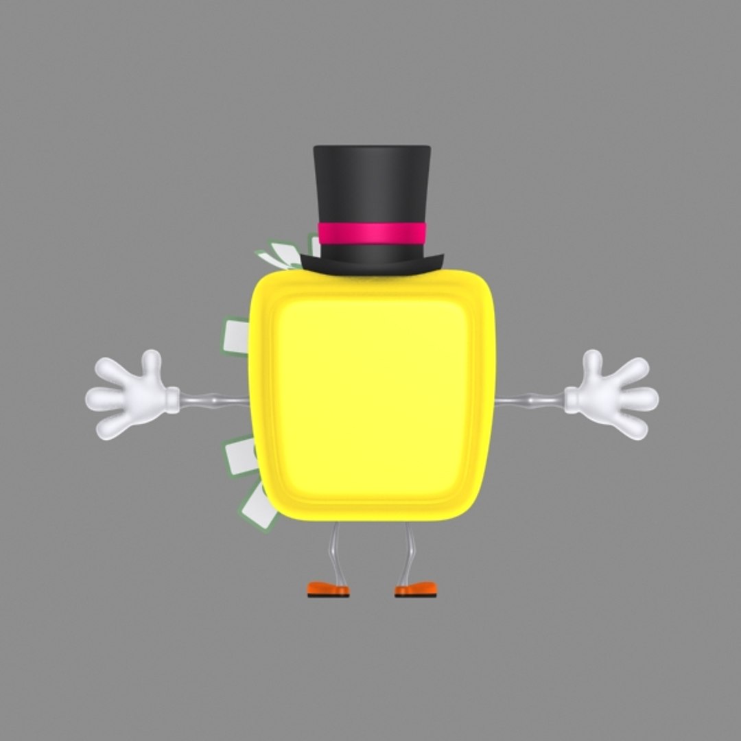 Cartoon Toon Safe 3d Model