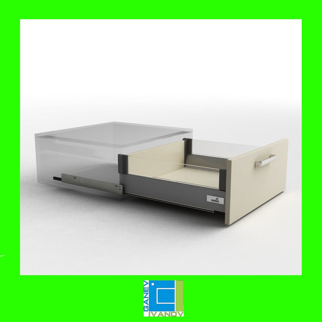 Hettich Innotech 144mm Design 3d Model