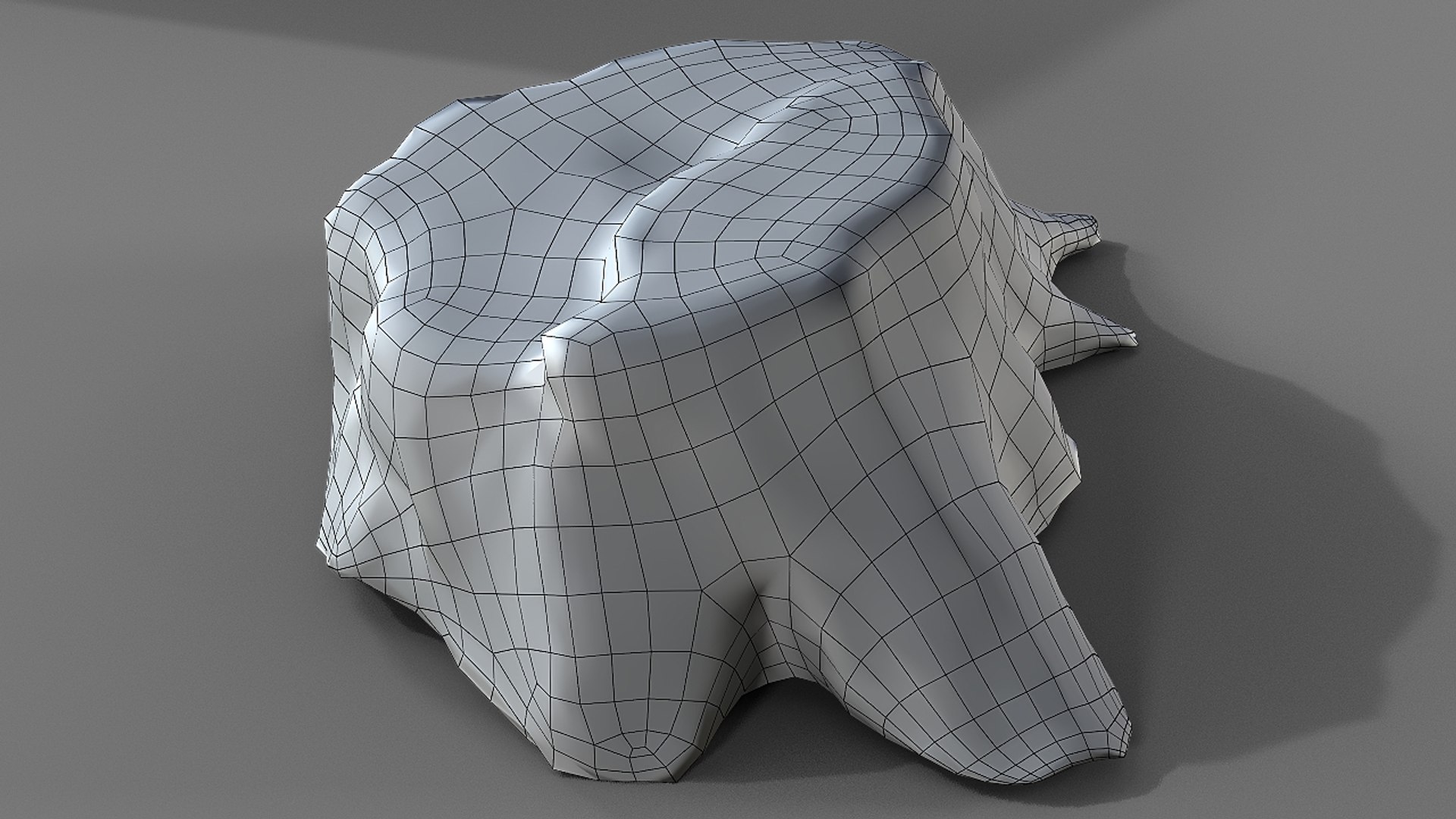 3D Model Realistic Stump - TurboSquid 1343696