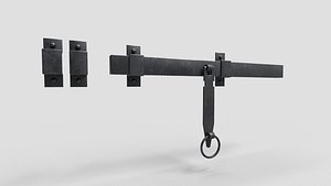 Gate Barrel Bolt Medieval M4