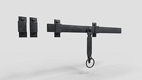 Gate Barrel Bolt Medieval M4