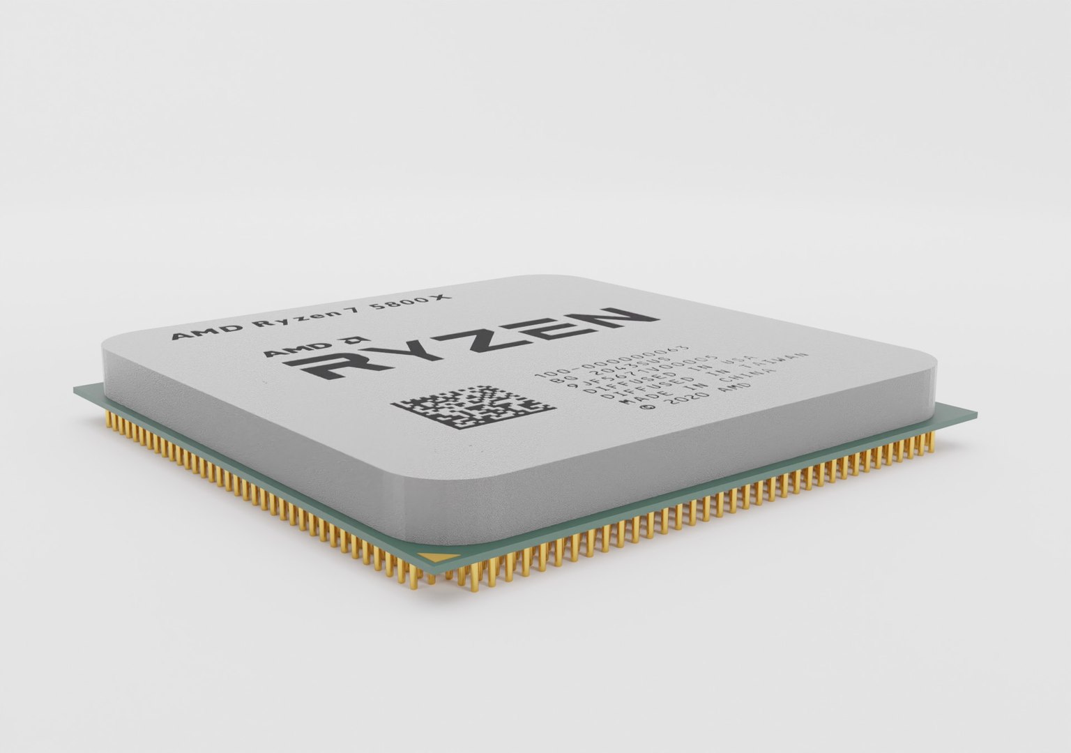 3D AMD Ryzen 7 5800X - TurboSquid 1792693