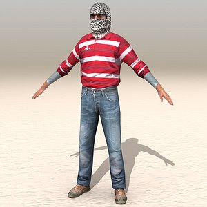 arab afghani casual 05 max