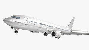 3d model boeing 737-800 plane generic