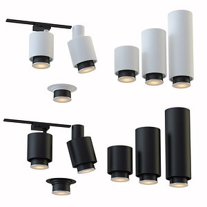 fabbian claque set 2 3D model