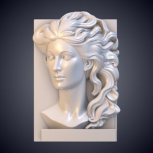 Goddess Bookend Sculpture 3D Model PM-23