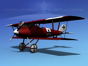 pfalz d iii diii 3d model