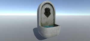 fountain set 3D model