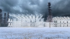 Modern Pavilion Exhibition Space