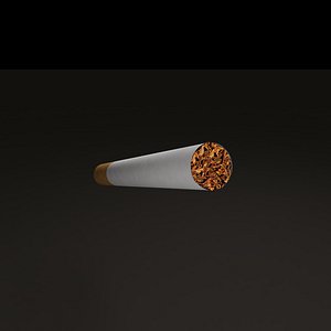 3D cigar cigarette model