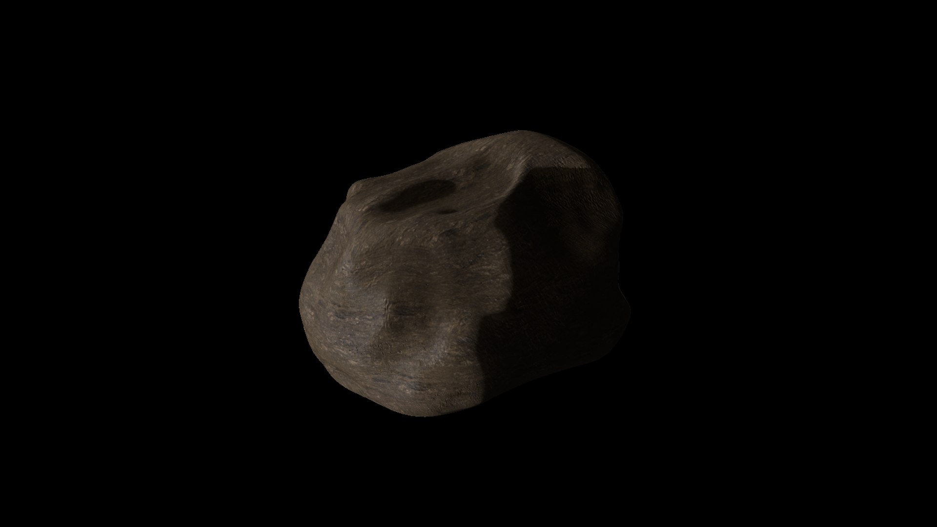 simple rock obj