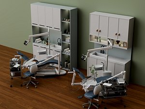 Modern Dental Clinic Treatment Room model