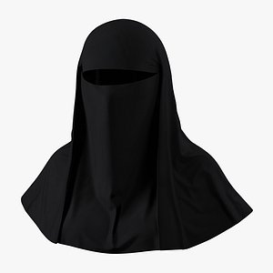 muslim islamic women burqa 3d 3ds