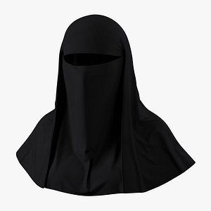 Muslim Islamic Women Burqa with Face Cover Niqab