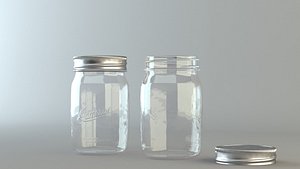 Glass jar