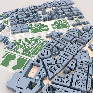 Burgtheater Vienna Austria 3D model