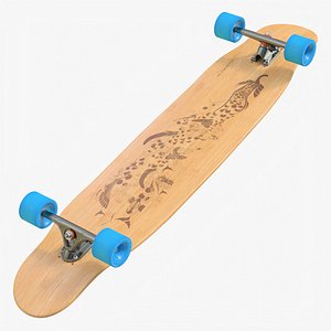 3D Longboard 02 b
