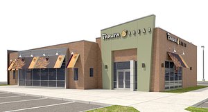 3D exterior panera bread site