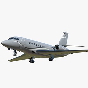 3D Dassault Falcon 2000EX model