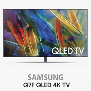 Samsung Q7F QLED 4K TV and One Remote Control