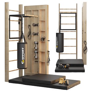 Effort Sports complex 3D model 3D