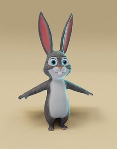 3D bunny animations -