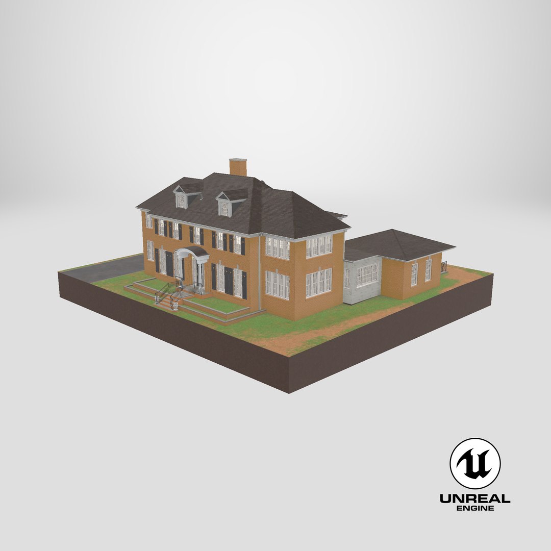 3D Colonial Brick House With Garage https://p.turbosquid.com/ts-thumb/X8/aq7ntQ/2I/stemcell_unreal_render/png/1746613507/1920x1080/fit_q87/dfe917d4907a7ace53efccdd247434c0563b546b/stemcell_unreal_render.jpg