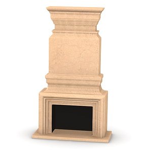 fireplace 3d model