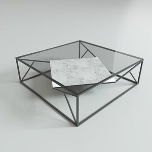 Coffee Table Low-poly 3D model
