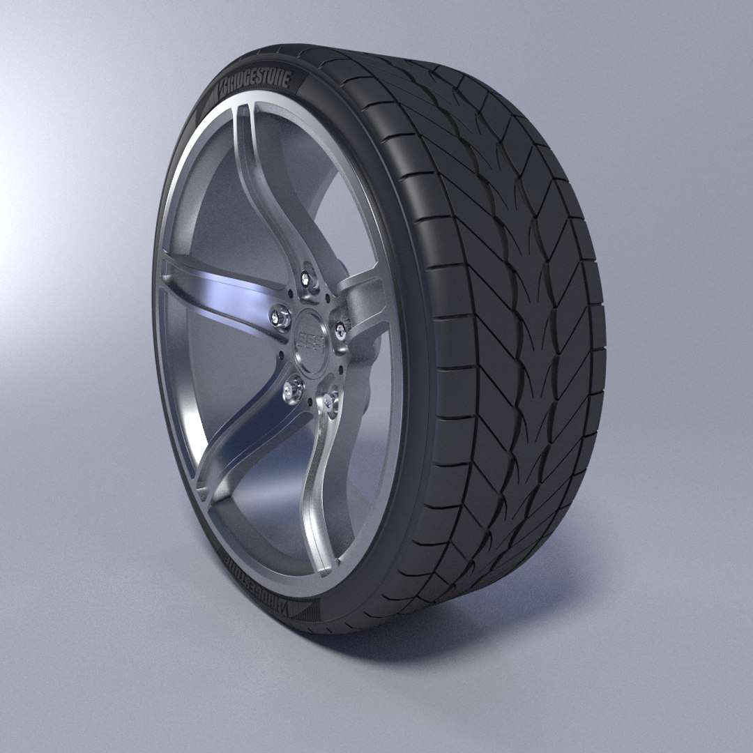 Car Wheel 3d Model