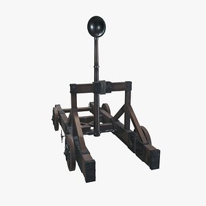 3D Medieval Catapult 02 New