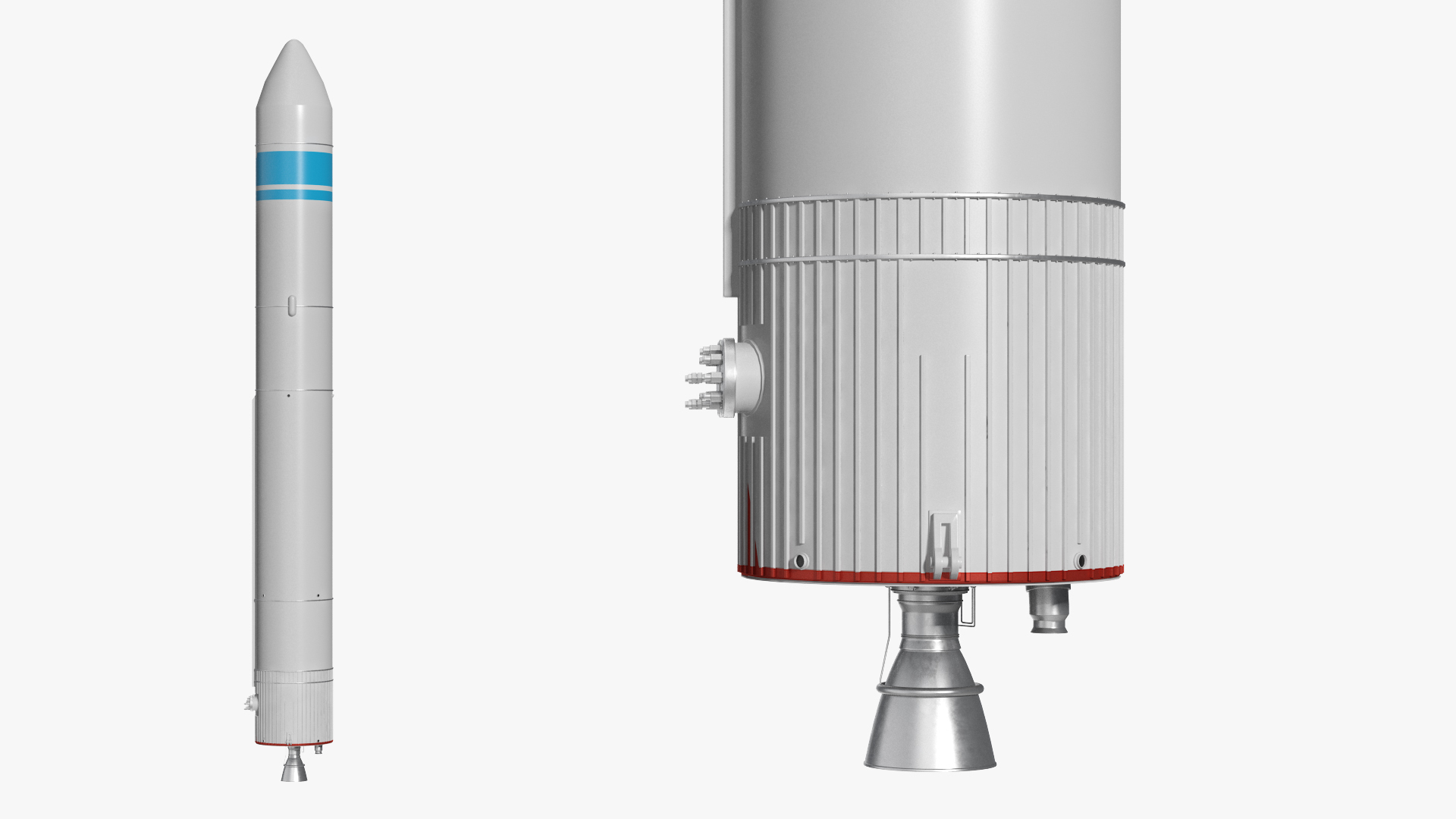 3D Model Single Stage Rocket - TurboSquid 1591530