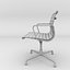 Vitra Aluminium Chairs EA 103 chocolate