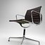 Vitra Aluminium Chairs EA 103 chocolate