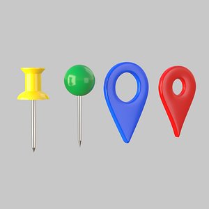 3D Navigation Symbols collection model