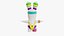 Personaggio Rabbid Fitnes 8k