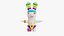 Personaggio Rabbid Fitnes 8k