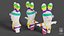 Personaggio Rabbid Fitnes 8k