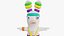 Personaggio Rabbid Fitnes 8k