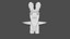 Personaggio Rabbid Fitnes 8k