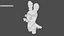 Personaggio Rabbid Fitnes 8k