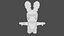 Personaggio Rabbid Fitnes 8k