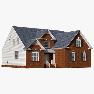 colonial house 3ds